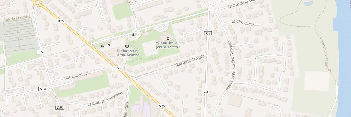 Plan du 13 Rue de la Cerisaie à Maurecourt