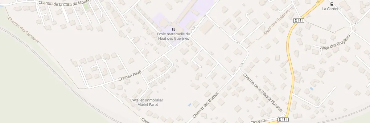 Plan du 4 Che du Haut des Guérines à L’Étang-la-Ville
