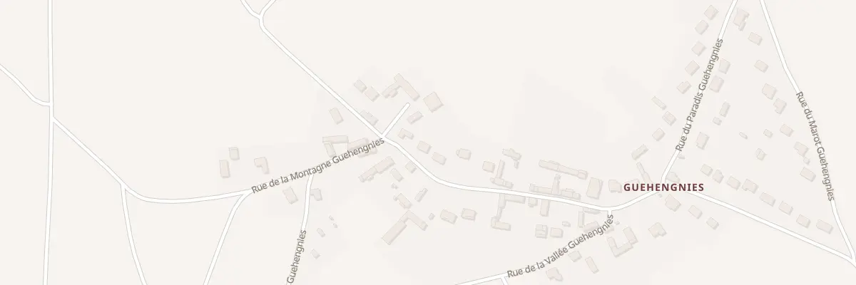 Plan du 20 Rue des Heraulles Guehengnies à Verderel-lès-Sauqueuse