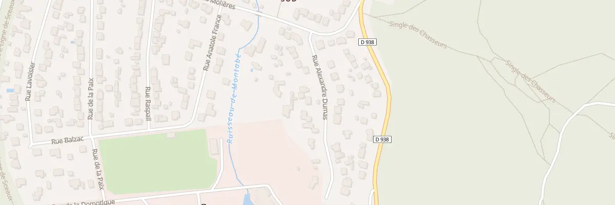 Plan du 16 Rue Alexandre Dumas à Saint-Rémy-lès-Chevreuse