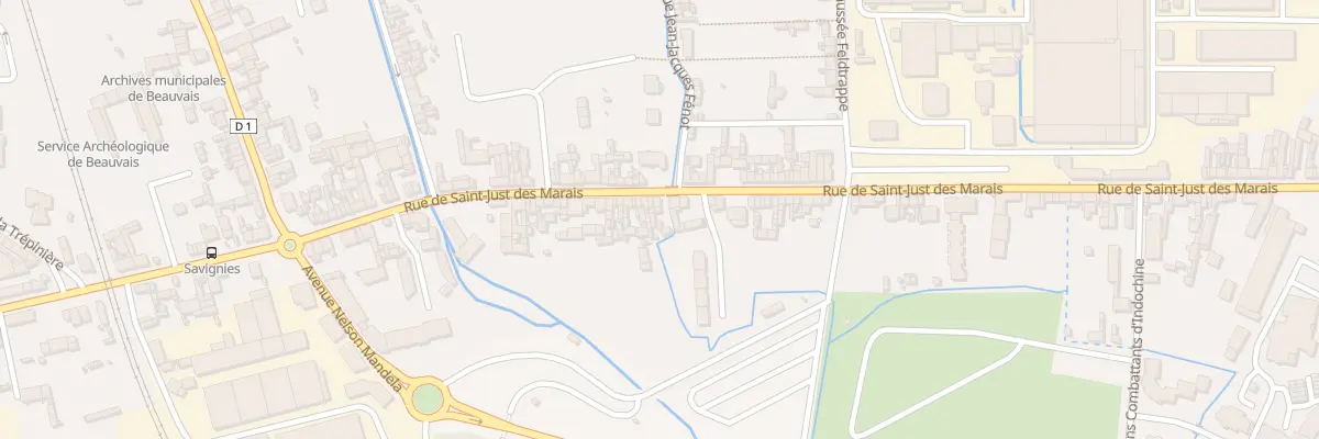 Plan du 115 Rue de Saint-Just des Marais à Beauvais