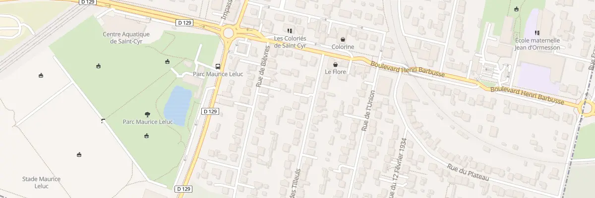 Plan du 8 Rue des Tilleuls à Saint-Cyr-l’École
