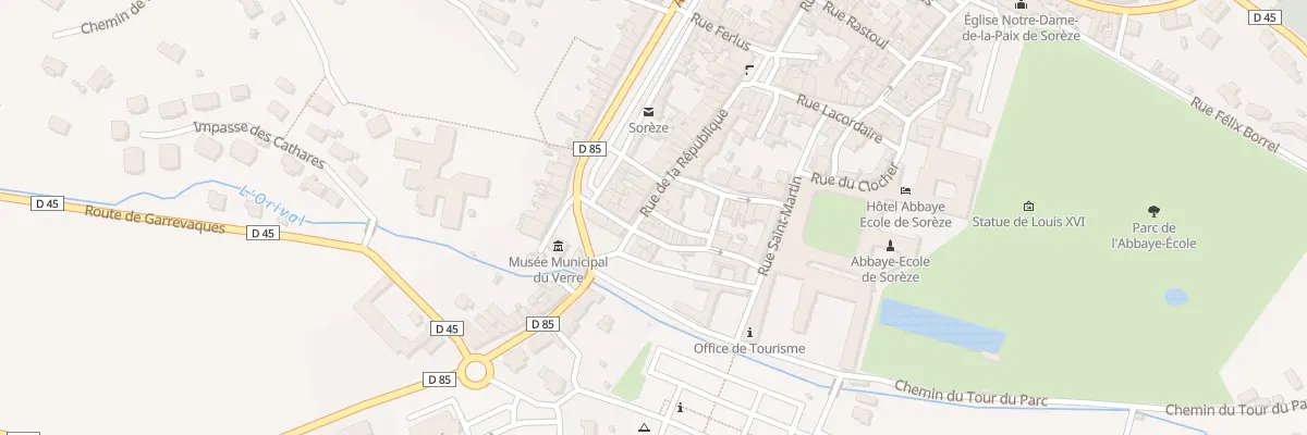 Plan du 19 Rue de la République à Sorèze