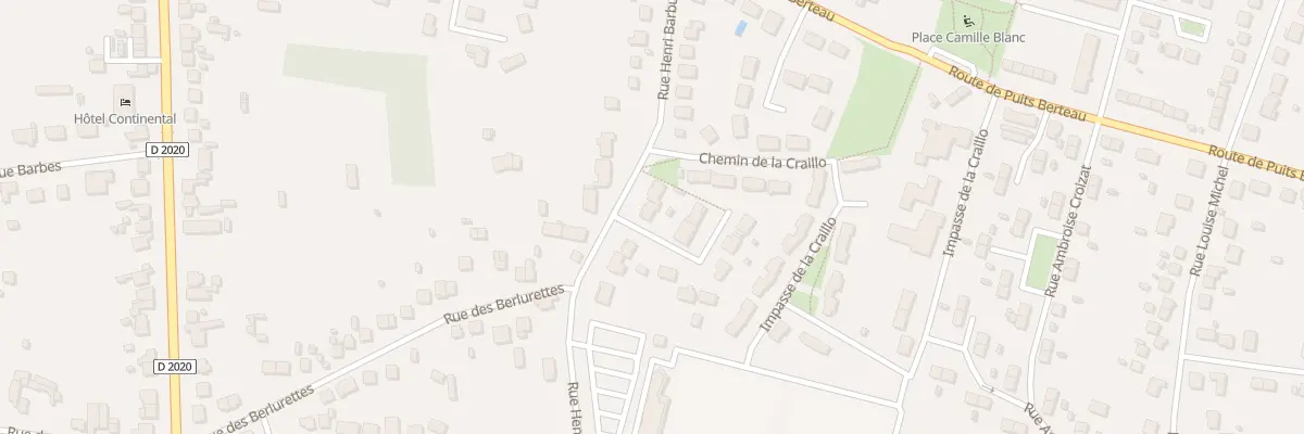 Plan du 82 Rue Henri Barbusse à Vierzon