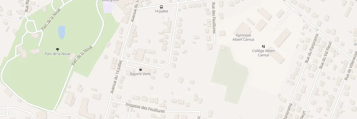 Plan du 15 Rue Honoré de Balzac à Vierzon