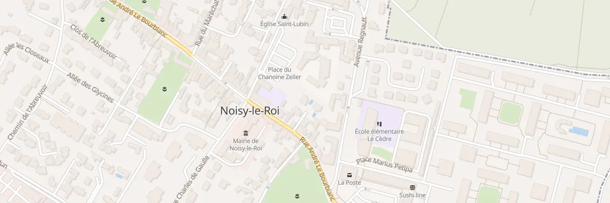 Plan du 16 Rue André le Bourblanc à Noisy-le-Roi