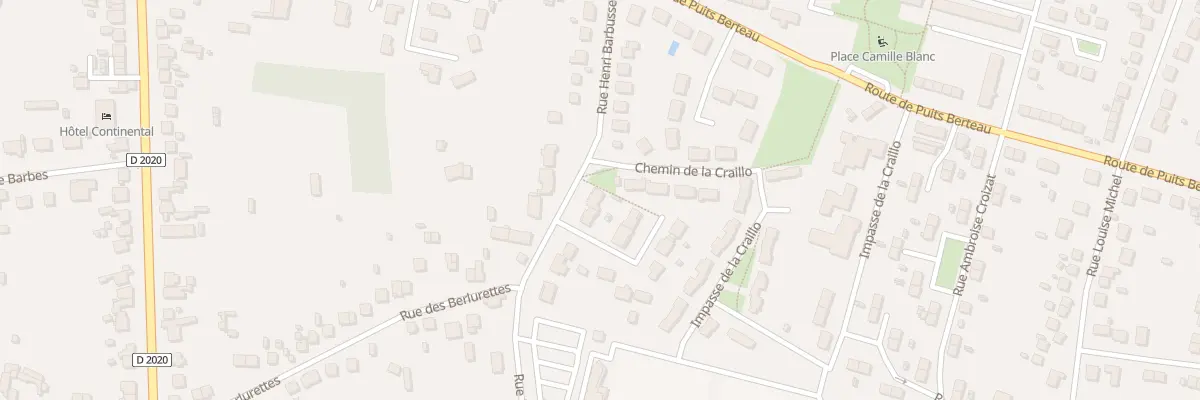 Plan du 82B Rue Henri Barbusse à Vierzon