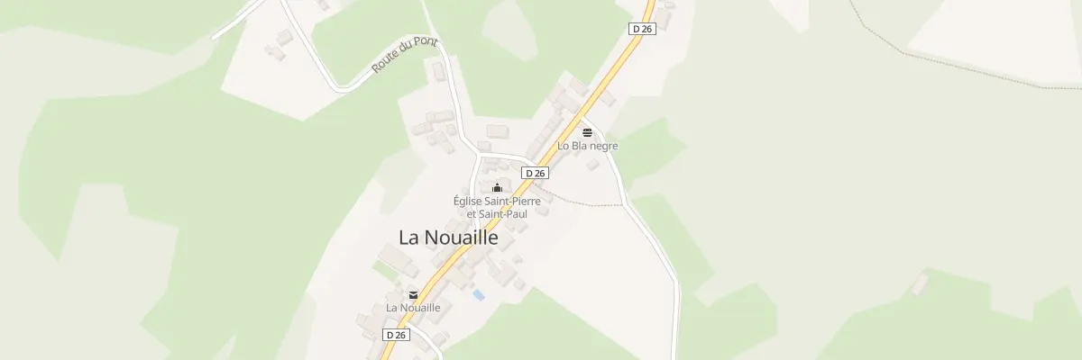 Plan du 18 Rte de Millevaches à La Nouaille