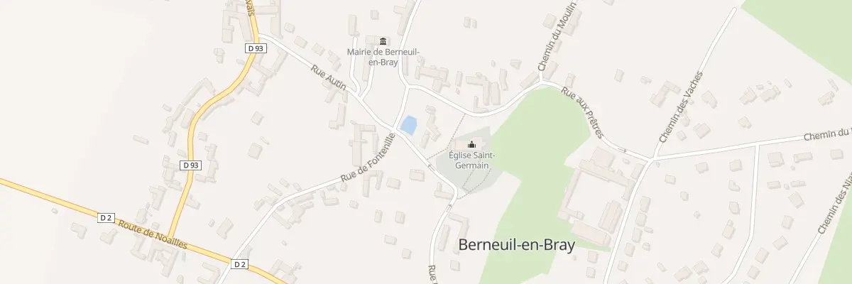 Plan du 1 Rue Patin à Berneuil-en-Bray