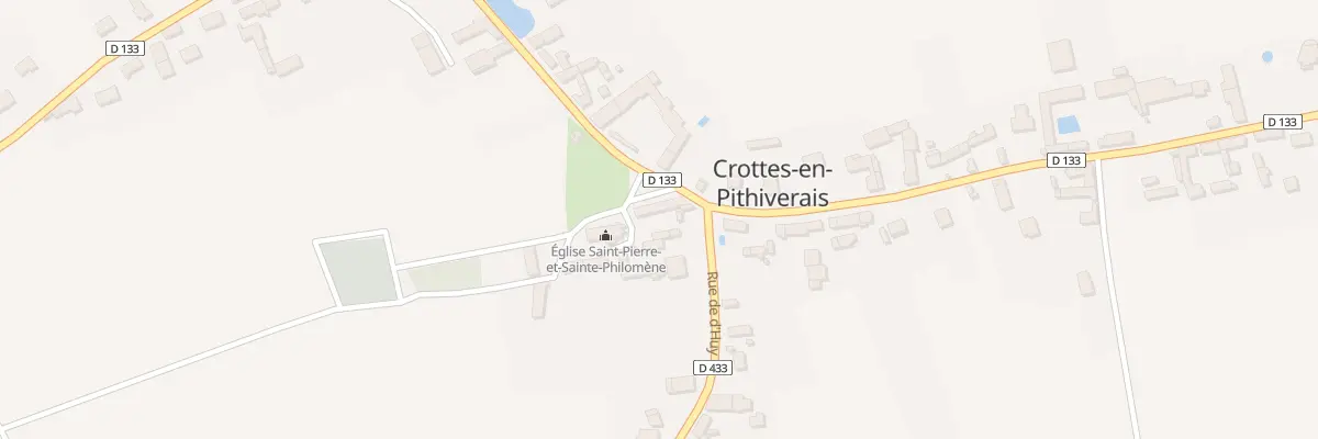 Plan du 2 Rue de l’Eglise à Crottes-en-Pithiverais