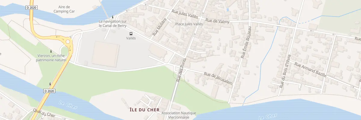 Plan du 69 Rue des Ponts à Vierzon