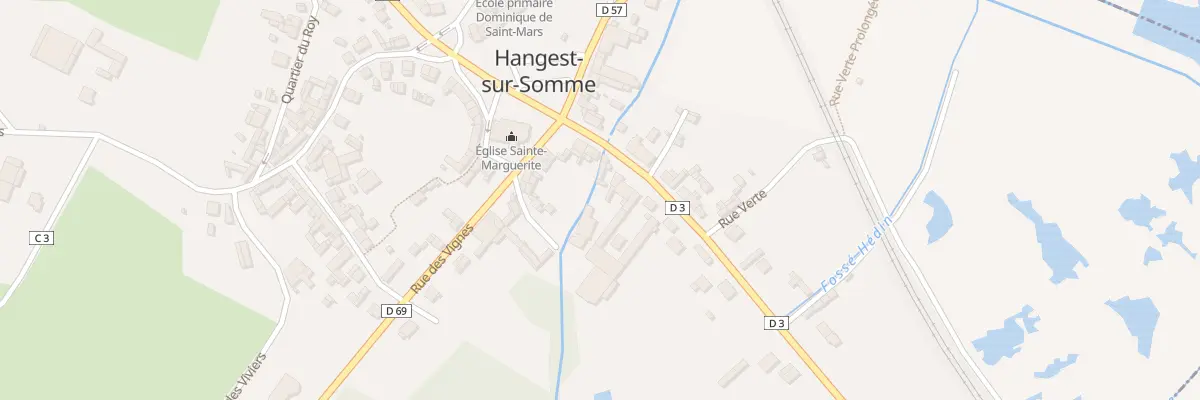 Plan du 6 Rue du Pont de Gréz à Hangest-sur-Somme