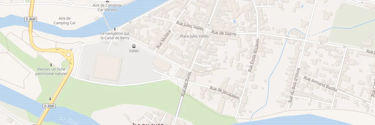 Plan du 59 Rue des Ponts à Vierzon