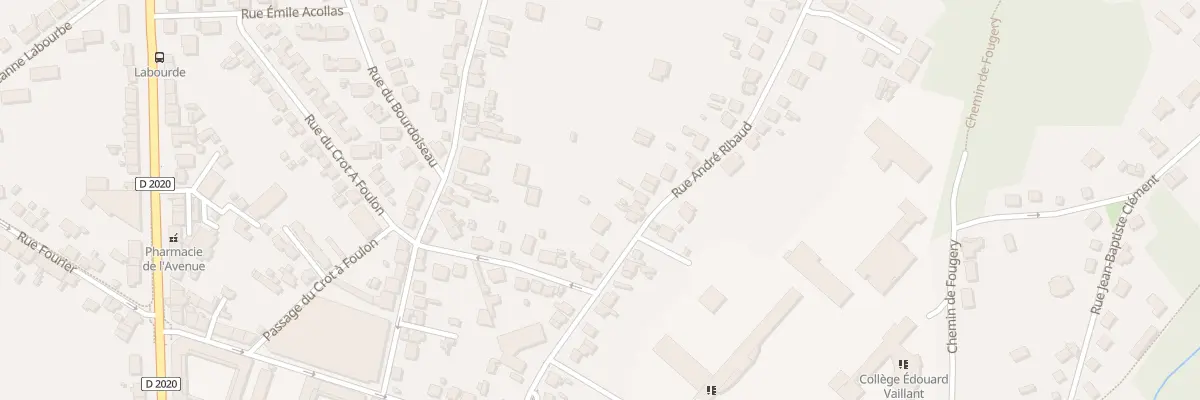 Plan du 17 Rue André Ribaud à Vierzon