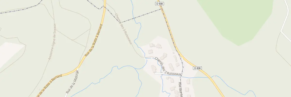 Plan du 8B Che des Trois Ruisseaux à Boullay-les-Troux