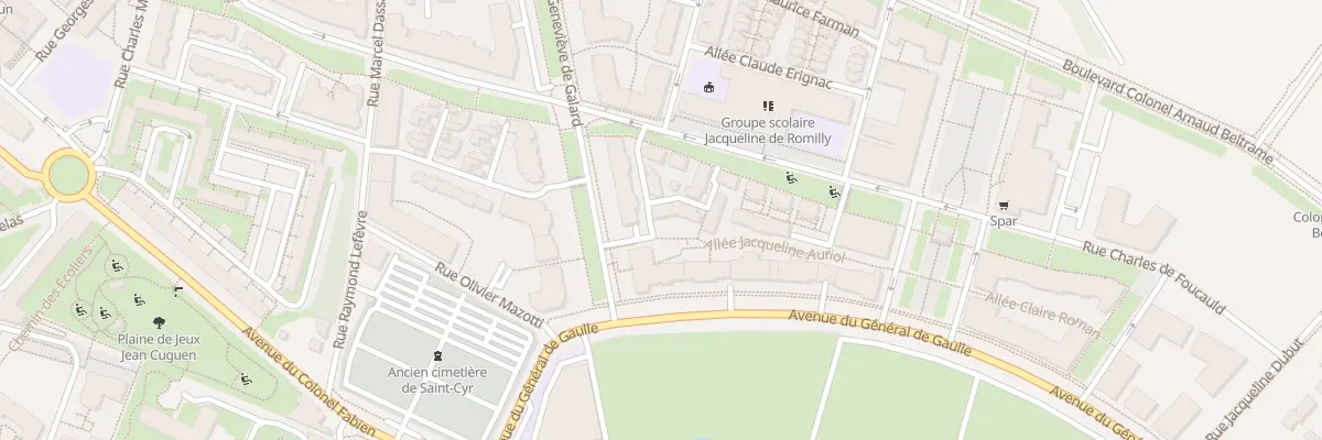 Plan du 6 All Caroline Aigle à Saint-Cyr-l’École