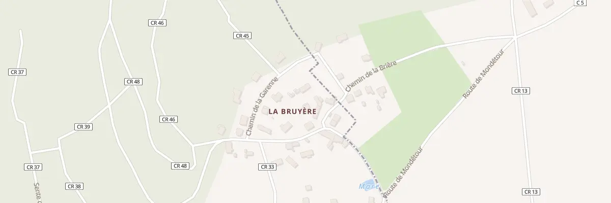 Plan du 5 Rue des Champarts à Roinville