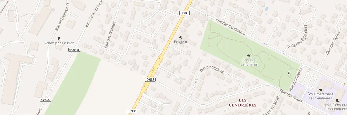 Plan du 59 Rue de Chartres à Limours