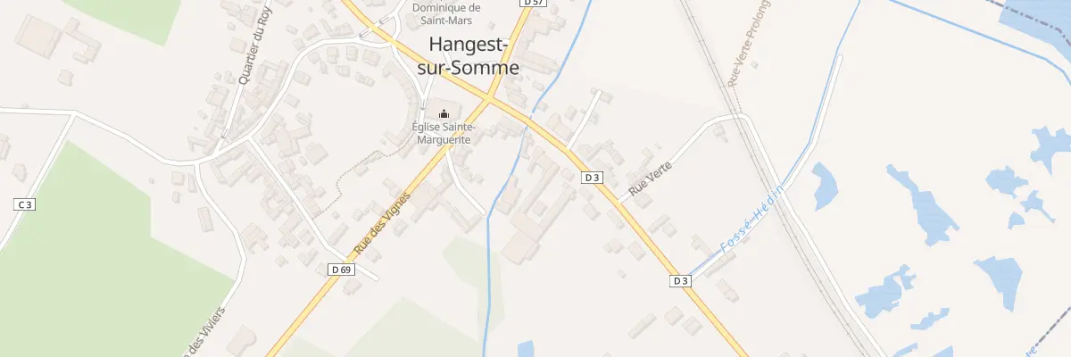 Plan du 8 Rue du Pont de Gréz à Hangest-sur-Somme
