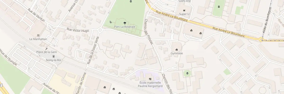 Plan du 2B Che des Princes à Noisy-le-Roi