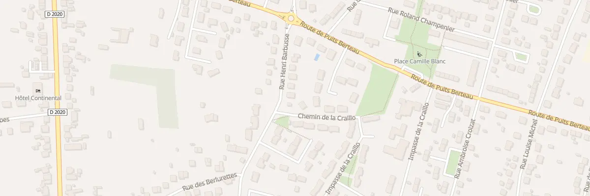 Plan du 84 Rue Henri Barbusse à Vierzon