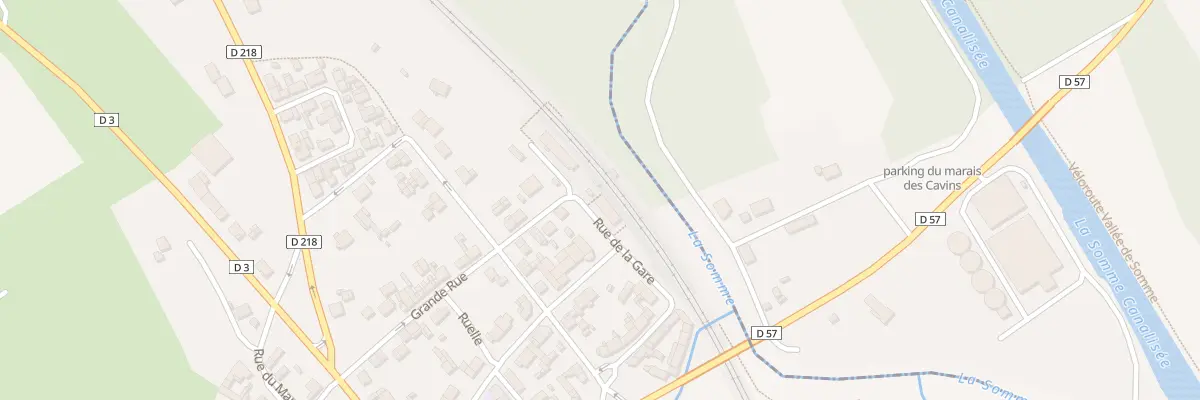 Plan du 5088 Rue de la Gare à Hangest-sur-Somme