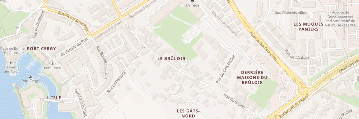 Plan du 3 Imp du Brûloir à Cergy