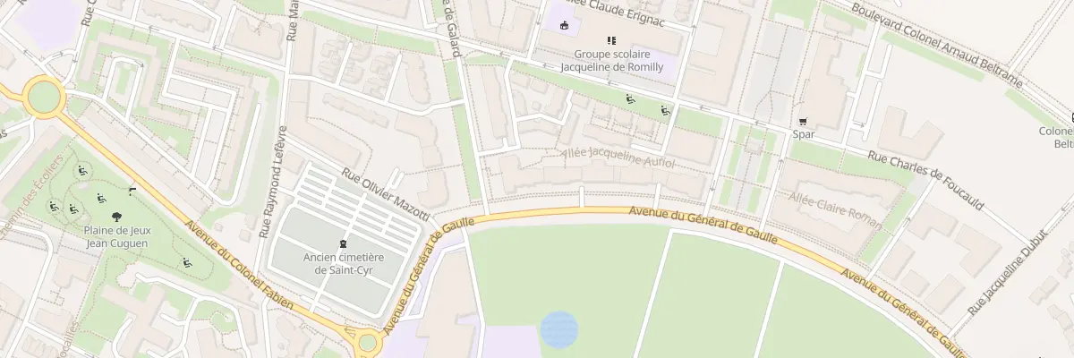 Plan du 2 Av Genevieve de Galard à Saint-Cyr-l’École