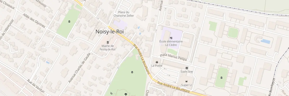 Plan du 8 Rue André le Bourblanc à Noisy-le-Roi