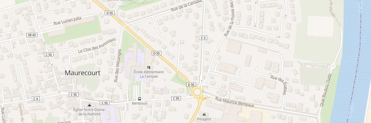 Plan du 5095 Rue de l’Ancienne Gare à Maurecourt