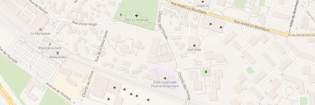 Plan du 2 Che des Princes à Noisy-le-Roi
