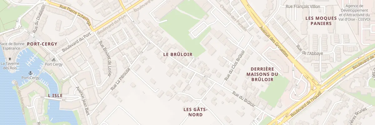 Plan du 45 Rue du Brûloir à Cergy