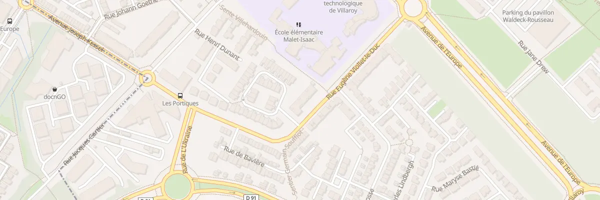 Plan du 2 Rue Hippolyte Taine à Guyancourt