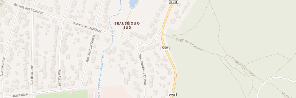 Plan du 5 Av des Molières à Saint-Rémy-lès-Chevreuse