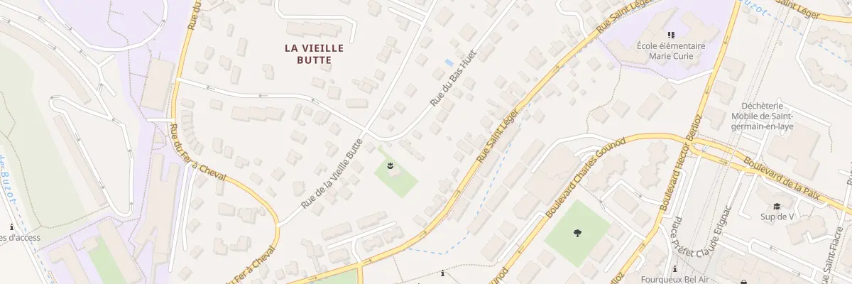 Plan du 9002 Che du Bas Huet à Saint-Germain-en-Laye