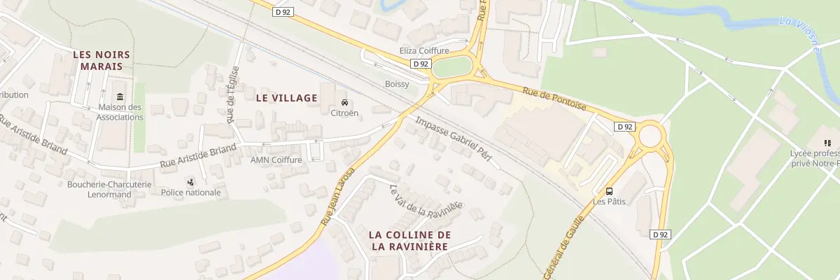 Plan du 2 Imp Gabriel Péri à Osny