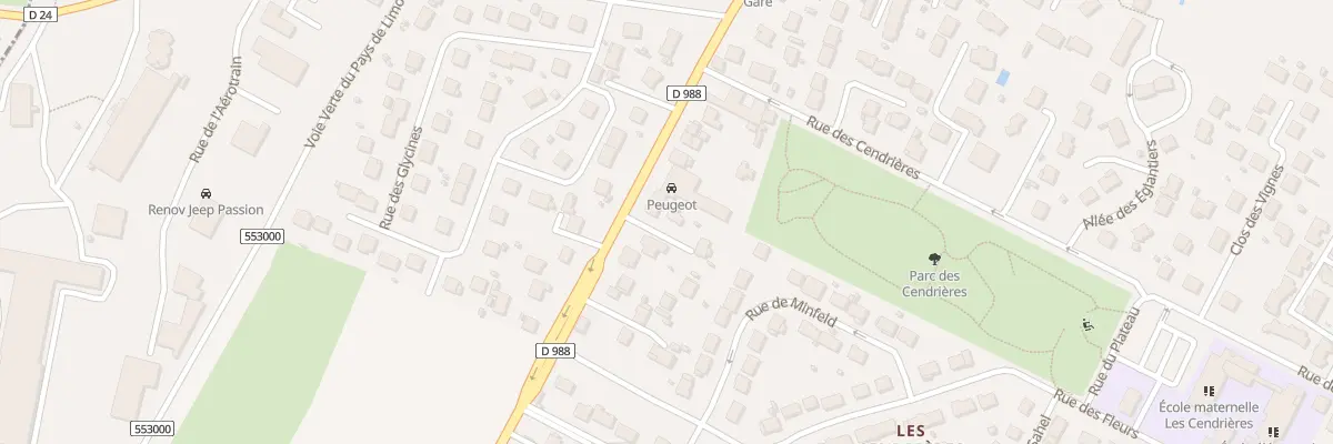 Plan du 55 Rue de Chartres à Limours