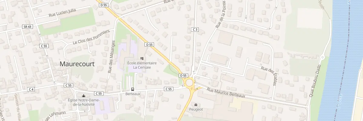 Plan du 5026 Rue de l’Ancienne Gare à Maurecourt