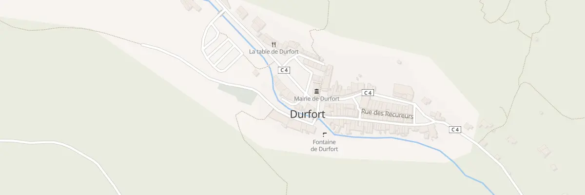 Plan du 5 Pl le Plo à Durfort