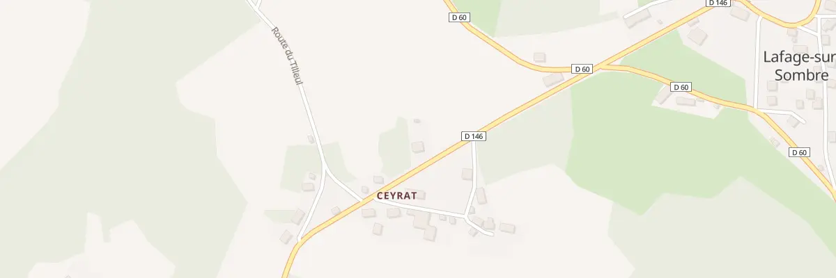 Plan du 20 Rte du Puy de Crique à Lafage-sur-Sombre
