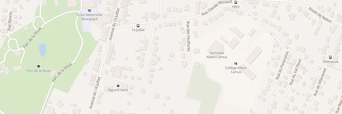 Plan du 10 Rue des Feuillures à Vierzon