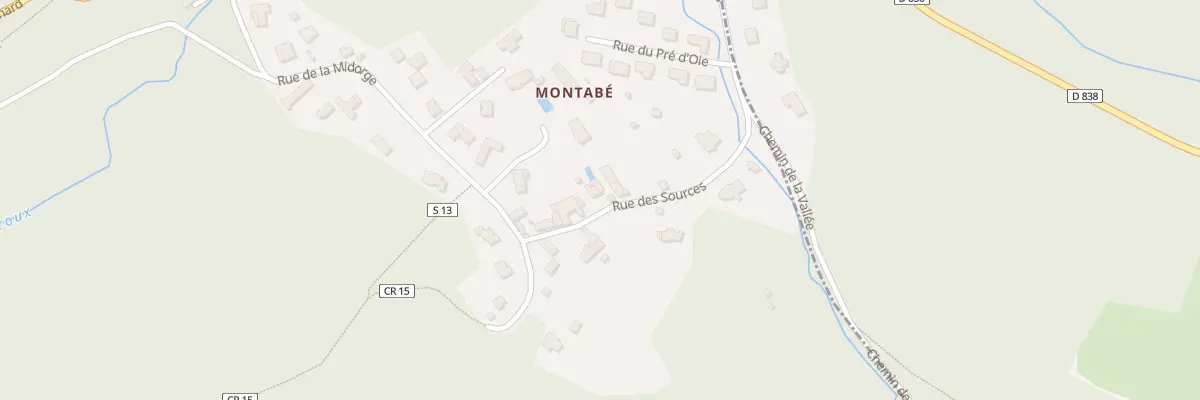 Plan du 5059 Hameau de Montabe à Boullay-les-Troux