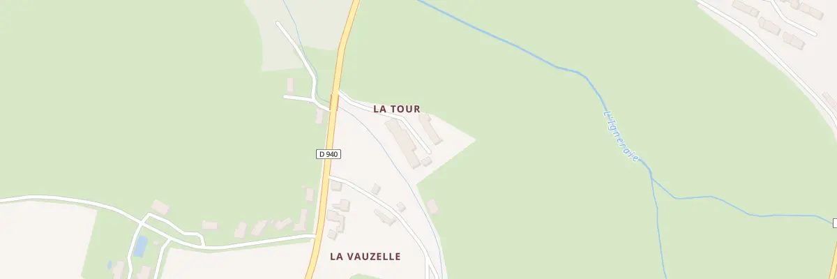 Plan du 5220 La Tour à Thevet-Saint-Julien