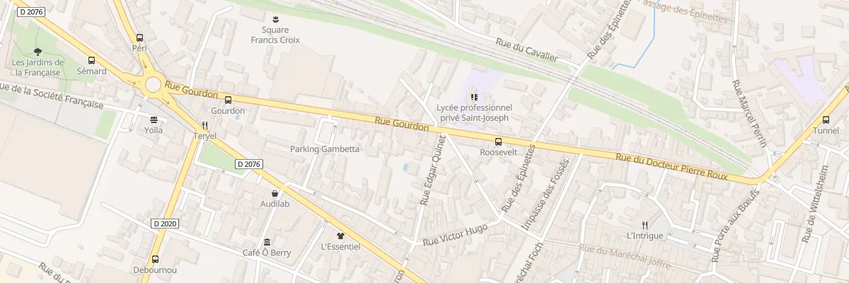 Plan du 18 Rue Gourdon à Vierzon
