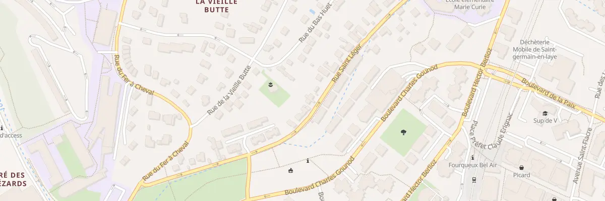 Plan du 100 Rue Saint Léger à Saint-Germain-en-Laye