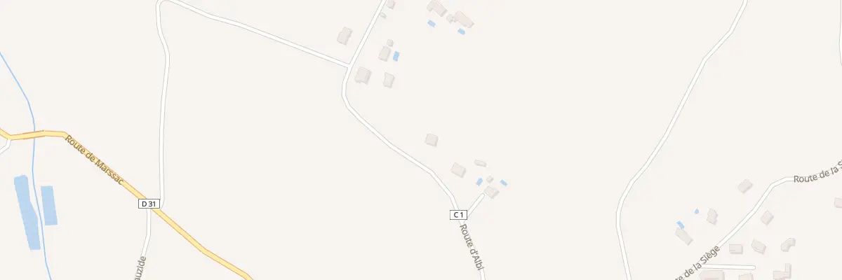 Plan du 36 Rte d’Albi à Rouffiac