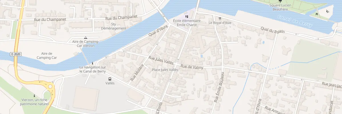 Plan du 25 Rue des Ponts à Vierzon