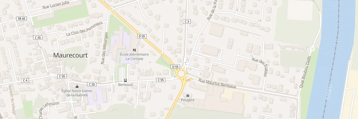 Plan du 3 Rue de Choisy à Maurecourt