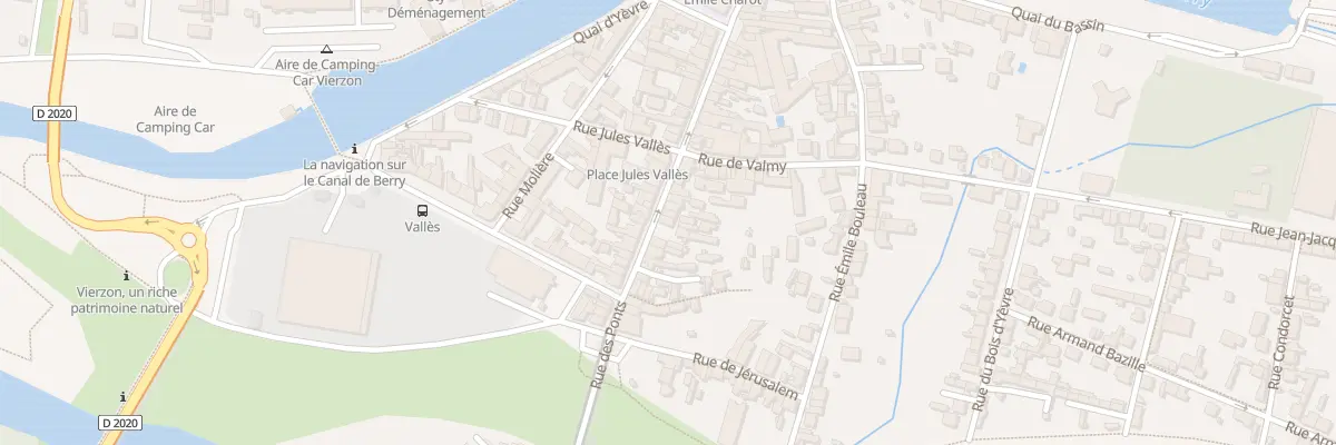 Plan du 68 Rue des Ponts à Vierzon