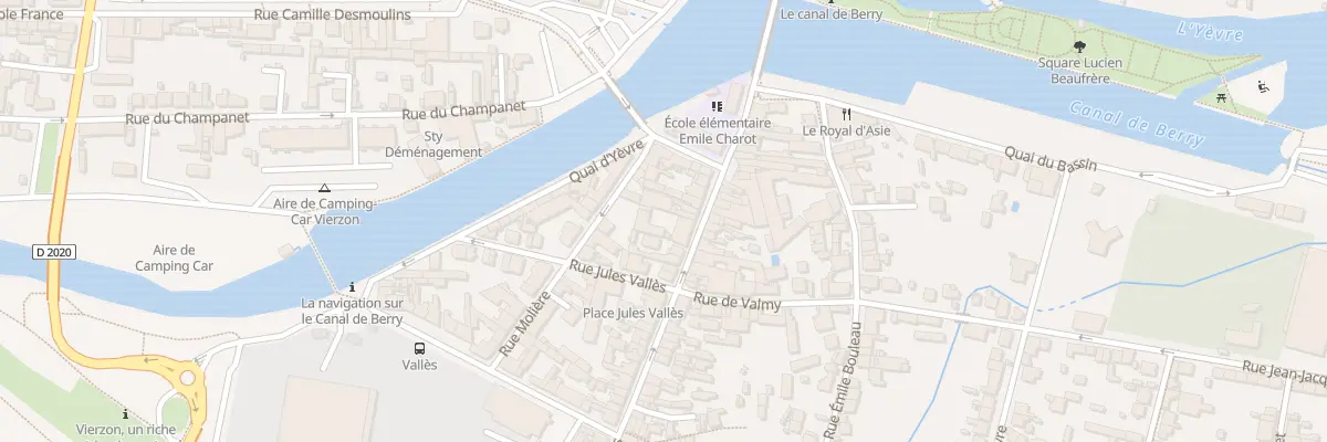 Plan du 19 Rue des Ponts à Vierzon